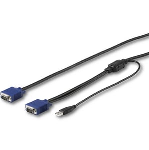 StarTech RKCONSUV15 KVM Cable, Black, 4.6 m