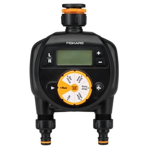 Fiskars 1054792 Schwarzer elektronischer Bewässerungsregler
