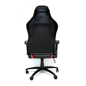 Red fighter C2 Uniwersalny fotel dla gracza Obite siedzisko Czarny, Czerwony