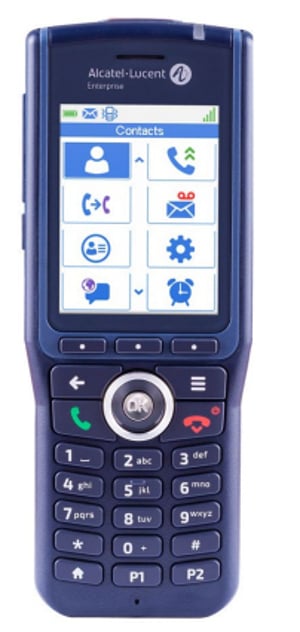 Alcatel-Lucent Enterprise 3BN67380AA Phone DECT Phone Caller Name and ID Blue