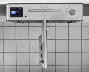 Soundmaster KTD1020SI odtwarzacz DVD/Blu-ray Odtwarzacz CD HiFi Srebrny