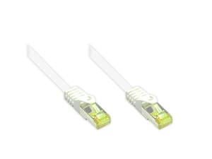 Alcasa 8070R-003W kabel sieciowy Biały 0,25 m Cat7 S/FTP (S-STP)