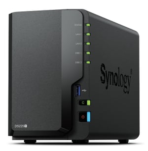 Synology DiskStation DS225+ 2-facks NAS-dator Intel® Celeron® J4125 2 GB DDR4 Synology DSM Svart