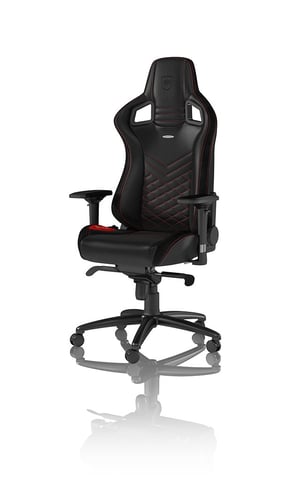 noblechairs EPIC Fotel dla gracza Obite siedzisko Czarny, Czerwony