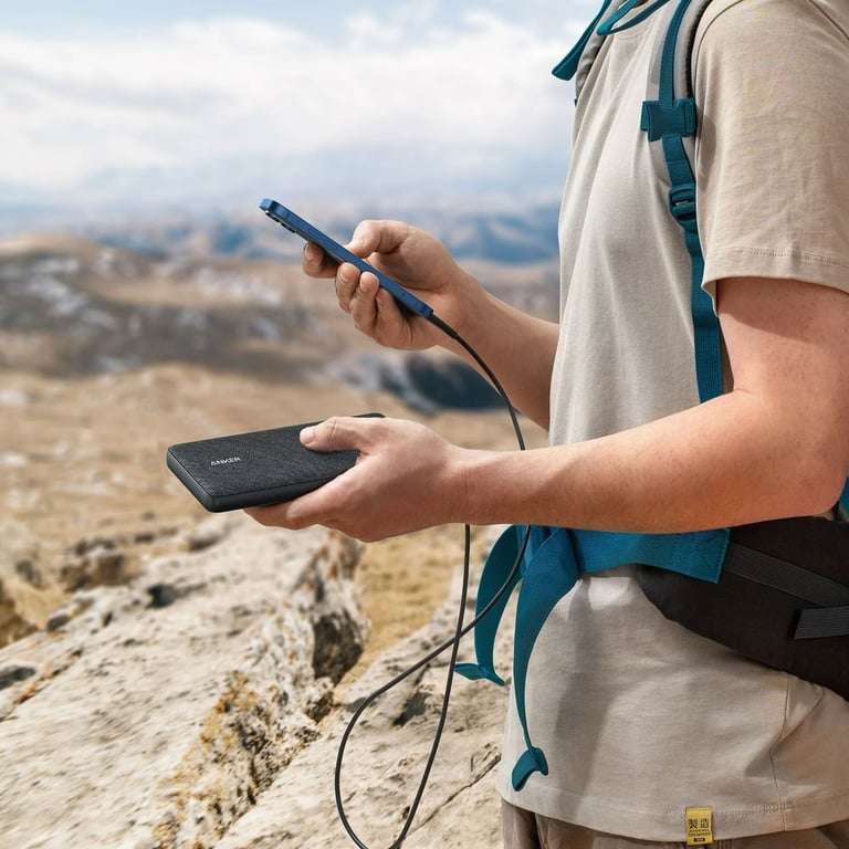 фото Зовнішній акумулятор (павербанк) Anker PowerCore III Sense 20000mAh 20W PD Black (A1365G11)