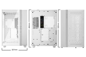 be quiet! LIGHT BASE 900 DX White Full Tower Biały