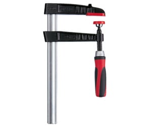 BESSEY TG25-2K klamra Zacisk stolarski 25 cm Aluminium, Czarny, Czerwony