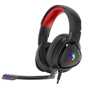 Marvo HG8958 Kopfhörer/Headset, kabelgebunden, Kopfbügel, Gaming, Schwarz, Rot