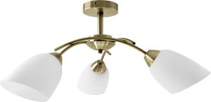 Activejet NIKITA Classic Triple-Light Patina Pendant Ceiling Lamp (3xE27) for the Living Room