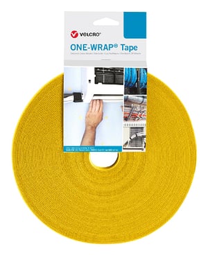 Velcro One Wrap Tape opaska kablowa Velcro cable tie Polipropylen (PP) Żółty 1 szt.