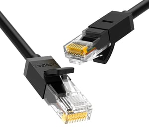 Ugreen 20161 Netzwerkkabel, schwarz, 3 m, Cat6 U/UTP (UTP)