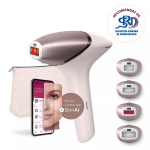 Philips Lumea IPL Seria 9900 SkinAI BRI977/00 Urządzenie IPL do depilacji światłem z SenseIQ