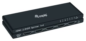 Equip 332717 HDMI-förgrening med 4 HDMI-uttag