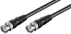 Goobay 71433 kabel koncentryczny RG-58 0,5 m BNC Czarny