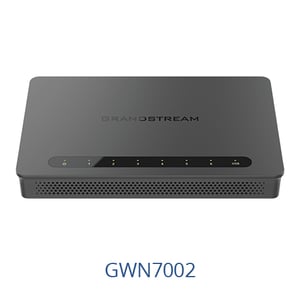 Grandstream Networks GWN7002-router, 2,5 Gigabit Ethernet, Gigabit Ethernet, svart