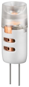 Goobay 30584 LED Bulb, Warm White 2700 K, 1.2 W, G4 F