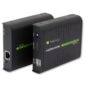 Techly IDATA-HDMI-KVM2 KVM-Verlängerungskabel Sender und Empfänger