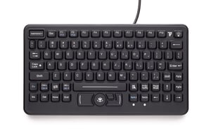 Gamber-Johnson SL-86-911 Industrial USB QWERTY English Keyboard, Black