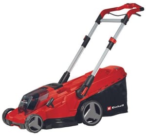 Einhell RASARRO 36/42 (2x5.2Ah) Push Lawn Mower, Battery-Powered, Black, Red