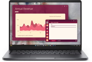 DELL Pro 14 PC14250 Intel Core 5 220U Laptop 35,6 cm (14") Full HD+ 16 GB DDR5-SDRAM 512 GB SSD Wi-Fi 6E (802.11ax) Windows 11 Pro Czarny