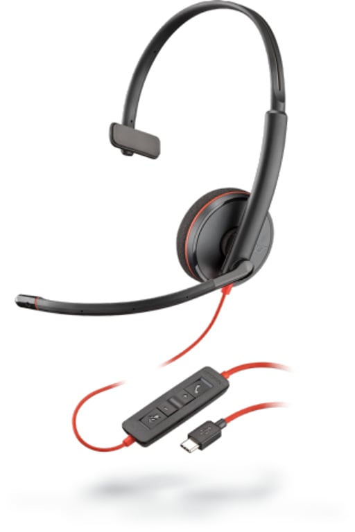 фото Навушники з мікрофоном Poly Blackwire C3210 (209748-22)