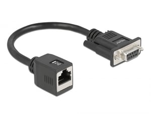 DeLOCK Adapter szeregowy do przedłużenia kabla z DB9 żeńskiego do RJ45 żeńskiego