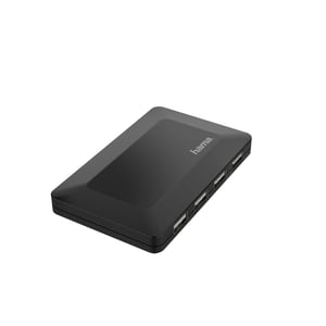 Hama 00200122 USB 2.0-Hubs und -Konzentratoren 480 Mbit/s Schwarz