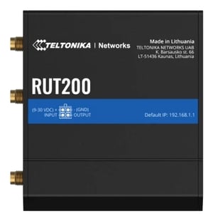 Teltonika RUT200 router bezprzewodowy Fast Ethernet 4G Czarny