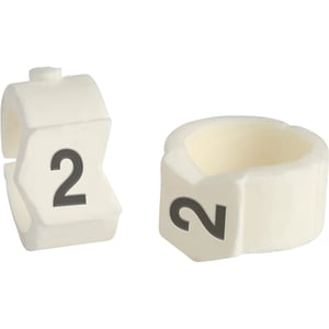 Brady SCN-36-2 znacznik kablowy Czarny, Biały Nylon 50 szt.