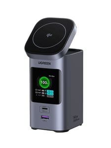 Ugreen Nexode Lithium-ion (Li-Ion) 20,000 mAh Wireless Charging Black, Gray