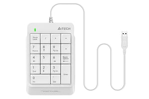 A4Tech Fstyler FK13P klawiatura numeryczna Uniwersalne USB Biały