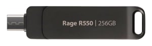 Patriot Memory Rage R550 pamięć USB 256 GB USB Type-A / USB Type-C 3.2 Gen 1 (3.1 Gen 1) Czarny