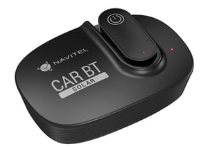 Navitel Solar Car BT Zestaw słuchawkowy Bezprzewodowy Douszny Samochód Bluetooth Czarny