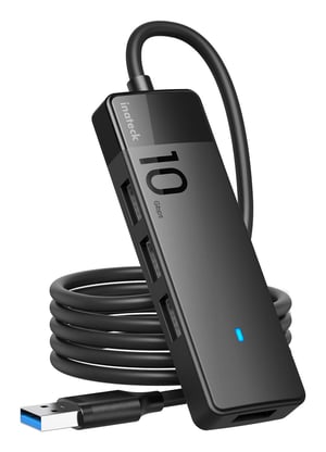 Inateck HB2025AL USB 3.2 Gen 2 (3.1 Gen 2) Type-A 10000 Mbit/s Czarny