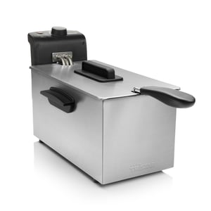 Tristar FR-6946 Single-Basket 3 L Standalone 2000 W Deep Fryer, Black, Stainless Steel