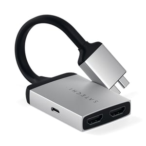 Satechi ST-TCDHAS zewnętrzna karta graficzna usb Czarny, Srebrny