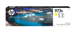 HP Oryginalny żółty wkład atramentowy 973X PageWide XL