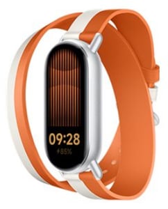 Xiaomi BHR8724GL Smart Personal Accessory Strap, Orange, White, Leather, Polyurethane (PU)
