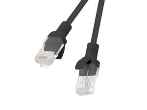 Lanberg PCU6-10CC-0025-BK nätverkskabel Svart 0,25 m Cat6 U/UTP (UTP)