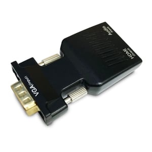Savio CL-145 VGA-zu-HDMI-Konverter Audio Full HD Schwarz – Audio/Multimedia