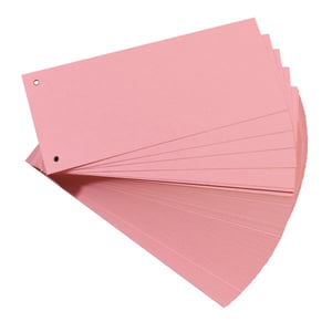 Herlitz 10843498 Trennblatt aus Karton, rosa, 100 Stück