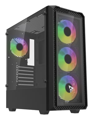 Savio Noctis Glass RGB Sześcian Czarny