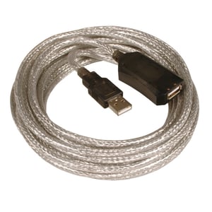 EFB Elektronik USB 2.0 5m kabel USB USB A Przezroczysty