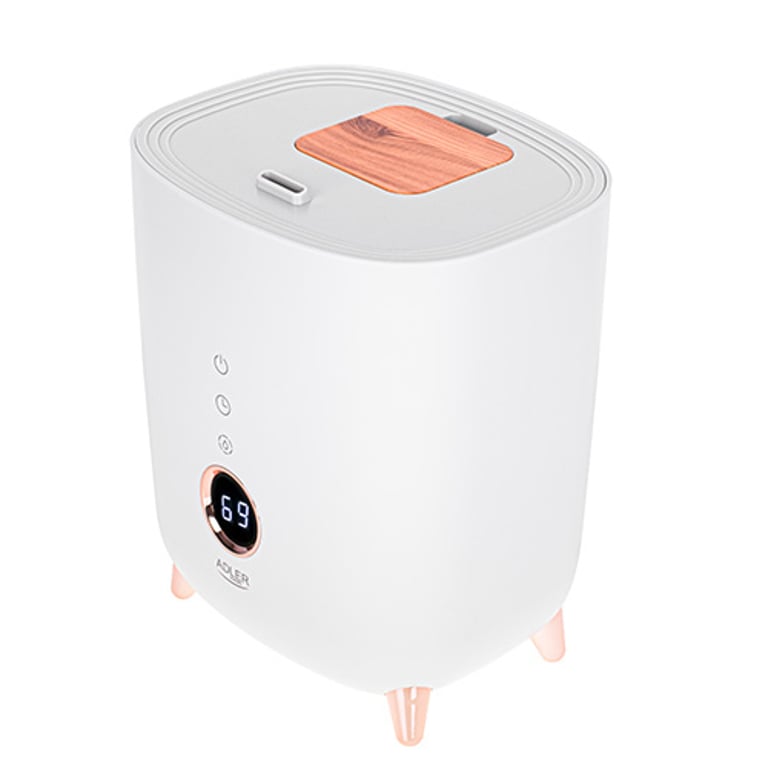 Adler AD 7972 nawilżacz powietrza Ultradźwiękowy 4 l Biały 23 W