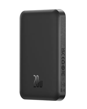Baseus 6932172636234 bank mocy Litowo-polimerowy (LiPo) 5000 mAh Schwarz