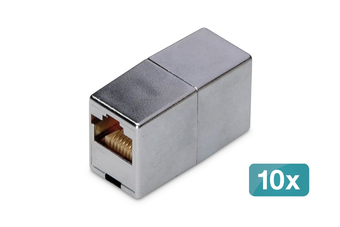 Digitus Modułowy łącznik wtykowy RJ45 CAT 5e, klasa D - 10 kst
