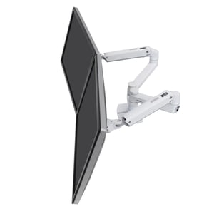 Ergotron LX Series 45-491-216 uchwyt / stojak do monitorów 68,6 cm (27") Biurko Biały