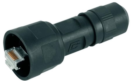 Telegärtner J80026A0009 wtyczka RJ45 Czarny