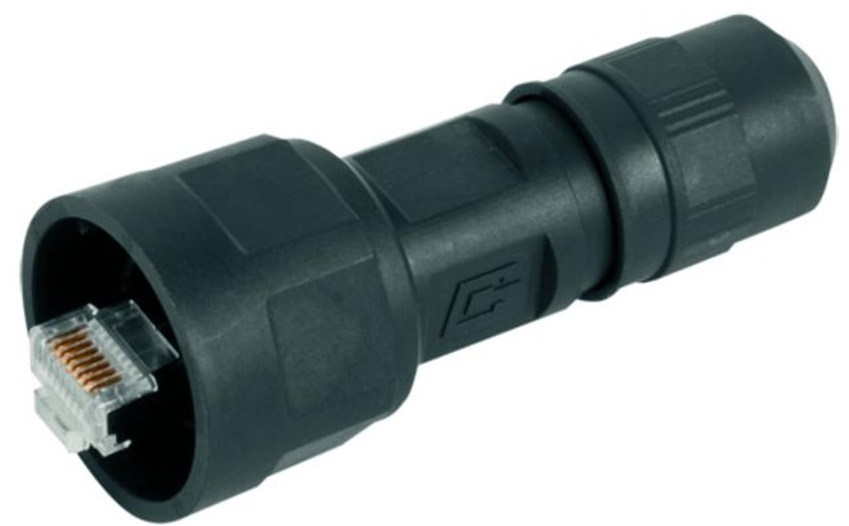 Telegärtner J80026A0009 wtyczka RJ45 Czarny
