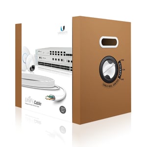 Ubiquiti UC-C6-CMR White Cat6 Network Cable